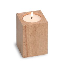 Eikenhouten Mini Dieren Urn met Waxinelicht (0.01 liter)