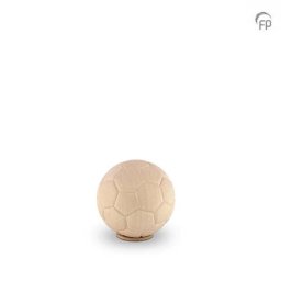 Lindehouten Mini Dierenurn Voetbal Naturel (0.05 liter)