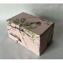 Roze Design Dieren Urn met Musjes (0.4 liter)