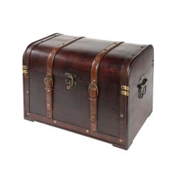 Traditionele Chester Paarden Kisturn Bruin XXL (25 liter)