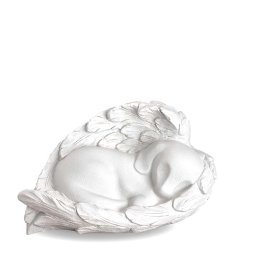 LoveUrns Honden Urn met Engelenvleugels Wit (1.45 liter)