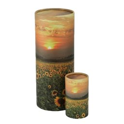 Middelgrote Bio Dieren Urn of As-strooikoker Zonnebloemen (1.9 liter)