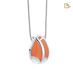 Ashanger Tulp Oranje, inclusief Design Slangencollier