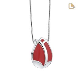 Ashanger Tulp Rood, inclusief Design Slangencollier
