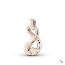 Witgouden Ashanger Infinity Hartje