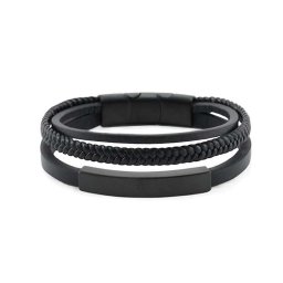 Lifetime Memory As-Armband, Matzwarte RVS Asruimte