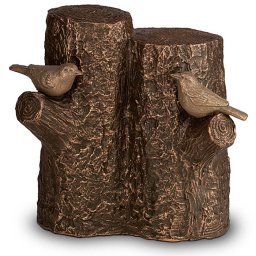 Keramisch Levensboom Duo Asbeeld (2 maal 3 liter)