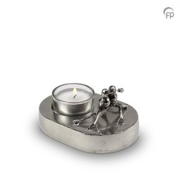 Asbeeldje Eeuwige Liefde Waxinelicht, Zilver (0.08 liter)