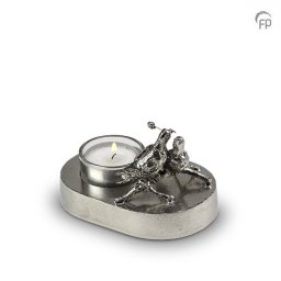 Asbeeldje Eeuwige Liefde - Voor Altijd Waxinelicht, Zilver (0.08 l.)