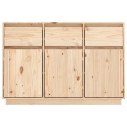 vidaXL Dressoir 111x36x75 cm massief grenenhout
