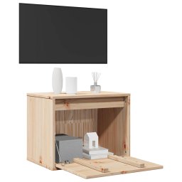 vidaXL Wandkast 45x30x35 cm massief grenenhout