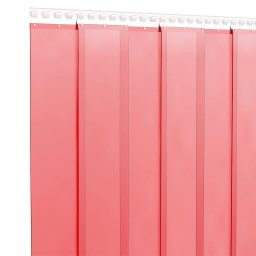vidaXL Deurgordijn 200x1,6 mm 25 m PVC rood