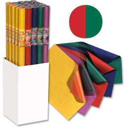 Folia cadeaupapier - Dubbelzijdig inpakpapier op rol 70 x 200 cm Groen en Rood