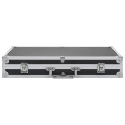 vidaXL Wapenkoffer aluminium ABS zwart