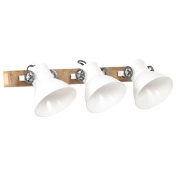 vidaXL Wandlamp industrieel E27 65x25 cm wit