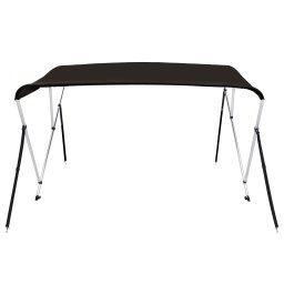 vidaXL Biminitop 3 bogen 183x140x137 cm zwart