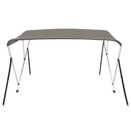 vidaXL Biminitop 3 bogen 183x196x137 cm grijs
