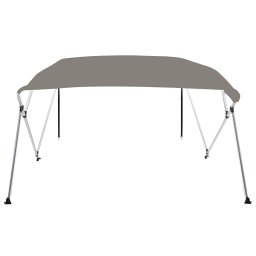 vidaXL Biminitop 4 bogen 243x210x137 cm grijs