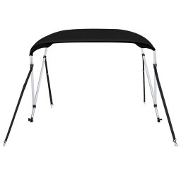 vidaXL Biminitop 2 bogen 180x130x110 cm zwart