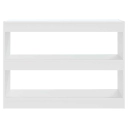 vidaXL Boekenkast/kamerscherm 100x30x72 cm wit