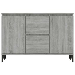 vidaXL Dressoir 102x35x70 cm bewerkt hout grijs sonoma eikenkleurig