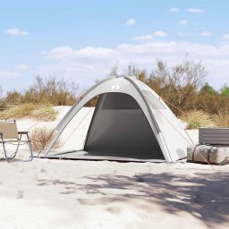 vidaXL Strandtent waterdicht grijs