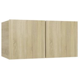vidaXL 6-delige Tv-meubelset bewerkt hout sonoma eikenkleurig