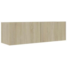 vidaXL 7-delige Tv-meubelset bewerkt hout sonoma eikenkleurig
