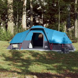 vidaXL Koepeltent voor gezin 11-persoons waterdicht blauw