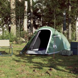 vidaXL Tunneltent 2-persoons waterdicht groen