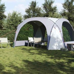 vidaXL Partytent waterdicht wit en grijs