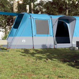 vidaXL Tunneltent 4-persoons waterdicht blauw