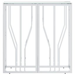 vidaXL Wandtafel 70x30x70 cm roestvrij staal en glas