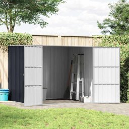 vidaXL Tuinschuur 195x198x159 cm gegalvaniseerd staal antraciet
