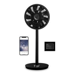 Duux DXCF12 Whisper Flex Smart Fan with Battery Pack Statiefventilator Zwart