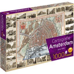 Cartografie Amsterdam (1000 stukjes)