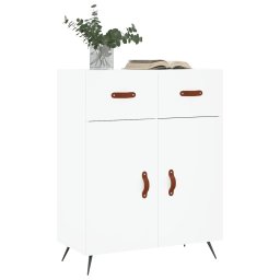 vidaXL Dressoir 69,5x34x90 cm bewerkt hout wit