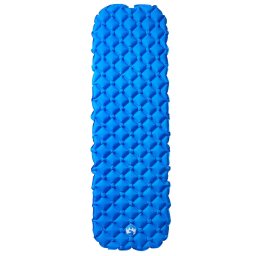 vidaXL Kampeermatras opblaasbaar 190x58x6 cm 1-persoons blauw