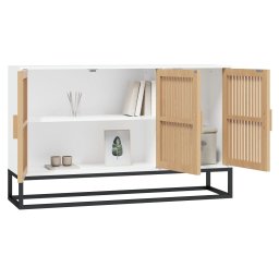 vidaXL Dressoir 105x30x65 cm bewerkt hout wit