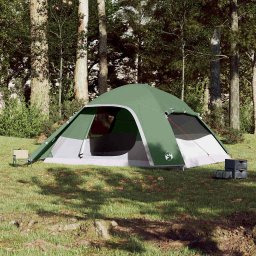 vidaXL Koepeltent 6-persoons waterdicht groen