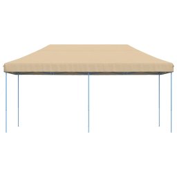 vidaXL Partytent inklapbaar pop-up 580x292x315 cm beige