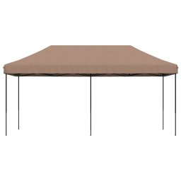 vidaXL Partytent inklapbaar pop-up 580x292x315 cm bruin