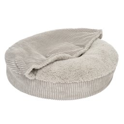 Hondenbed Flocke Vervangende Hoes Ø65cm, Lichtgrijs Hond