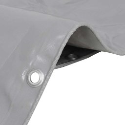 vidaXL Dekzeil 650 g/m² 1,5x6 m grijs