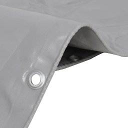 vidaXL Dekzeil 650 g/m² 2x3 m grijs