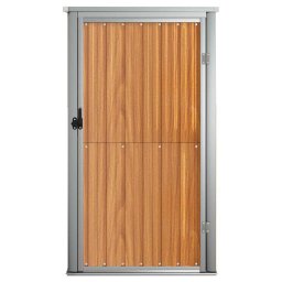 vidaXL Tuinschuur 88x89x161 cm gegalvaniseerd staal bruin