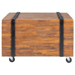 vidaXL Bijzettafel teakhout 60x60x38 cm