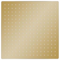 vidaXL Regendouchekop vierkant 40x40 cm roestvrij staal goudkleurig
