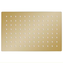 vidaXL Regendouchekop rechthoekig 30x20 cm roestvrij staal goudkleurig
