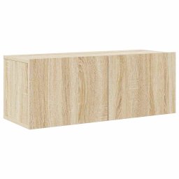vidaXL 6-delige Tv-meubelset bewerkt hout sonoma eikenkleurig